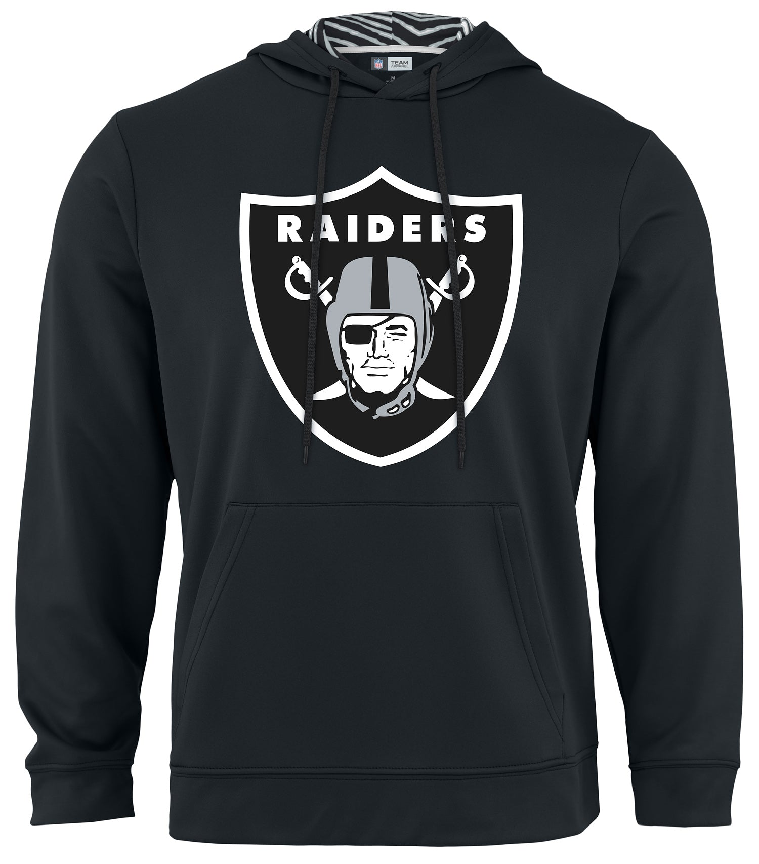 Hot! Zubaz NFL Men's Las Vegas Raiders Hoodie with Zebra Hood Liner