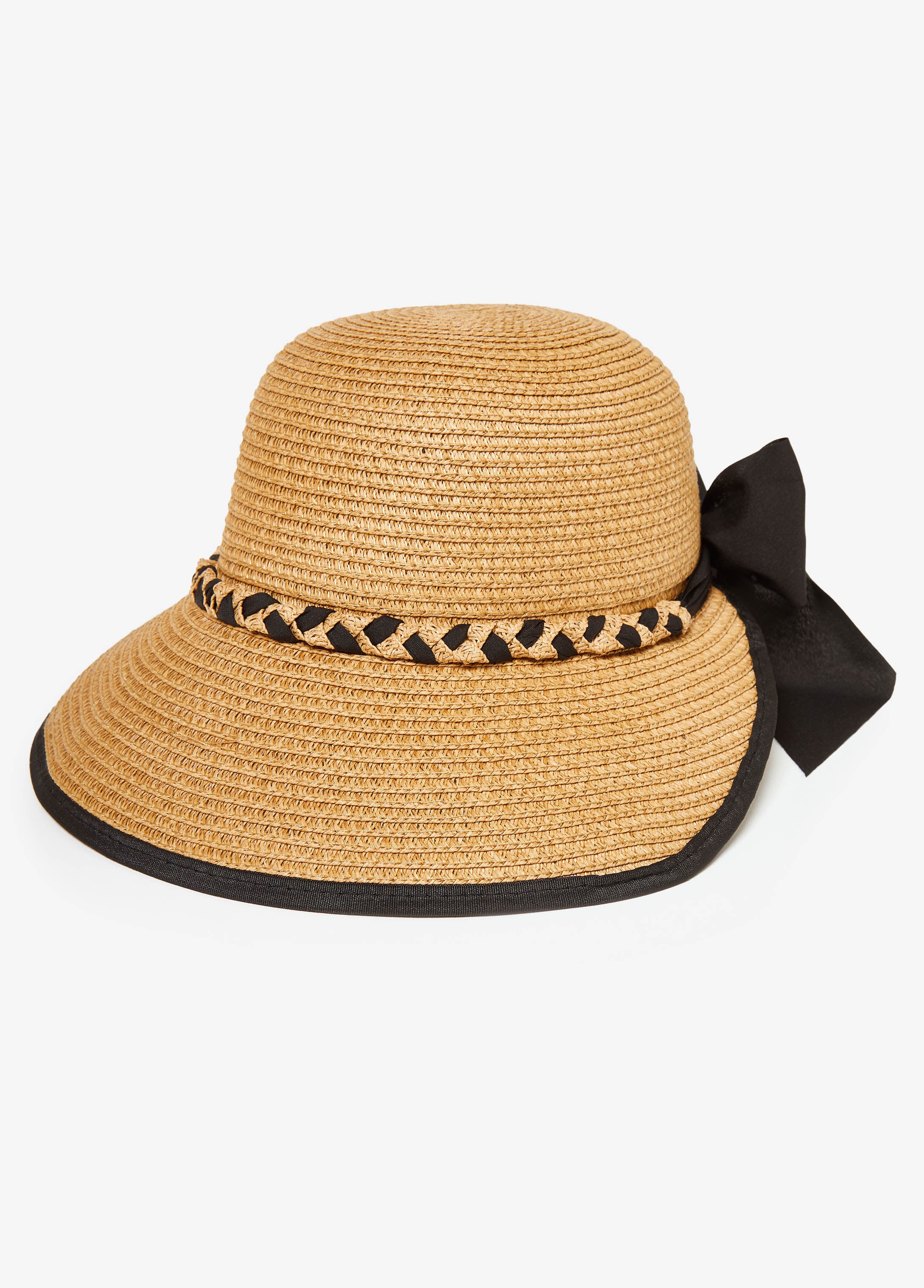 Charming Braided Straw Hat on Sale
