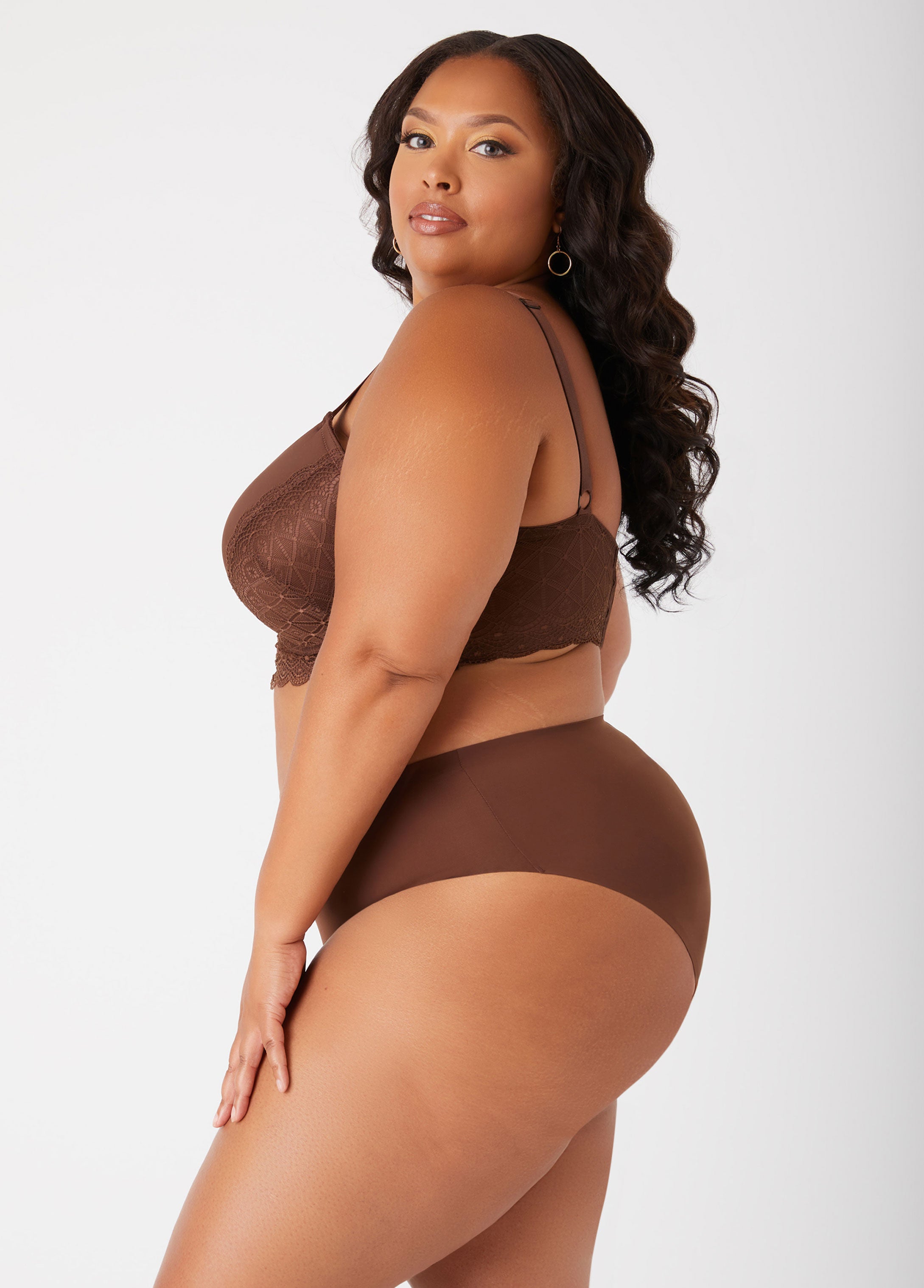 Seamless Microfiber Full - Coverage Cheeky Women's Panties