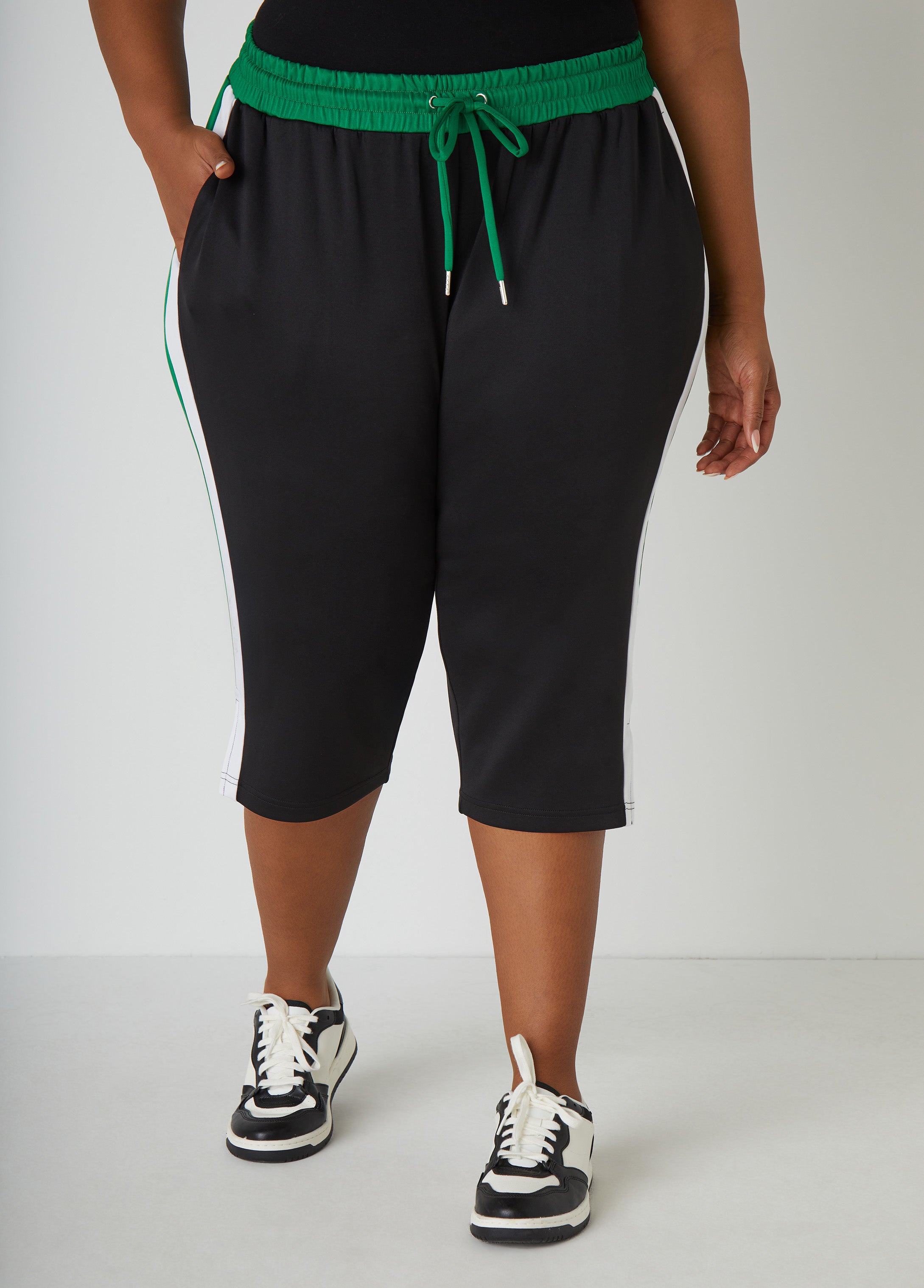 Hot Deal: Summer High Waist Striped Stretch Capris
